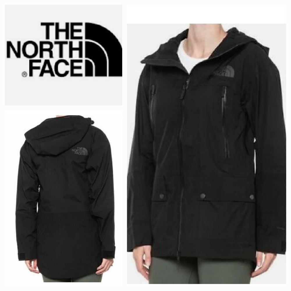 NWT Womens The North Face Beatty Ski Waterproof Hooded Shell Jacket Blac…